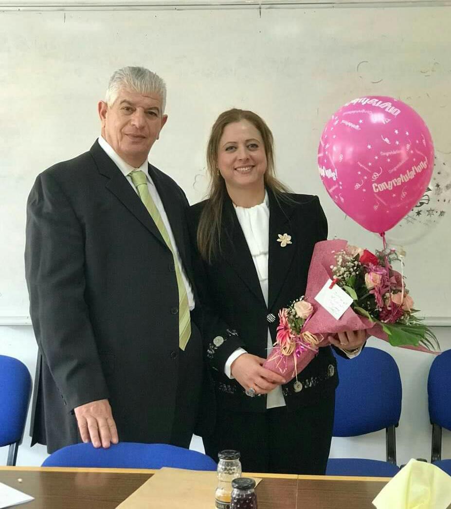 د.منيرة جرادات.. مبروك الدكتوراه