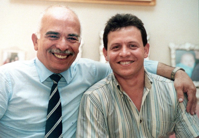 الملك يستذكر الحسين