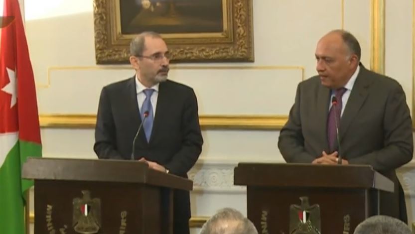 الصفدي يلتقي وزير خارجية مصر قبيل