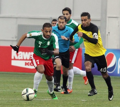 الوحدات يتغلب على الحسين اربد ويعتلي