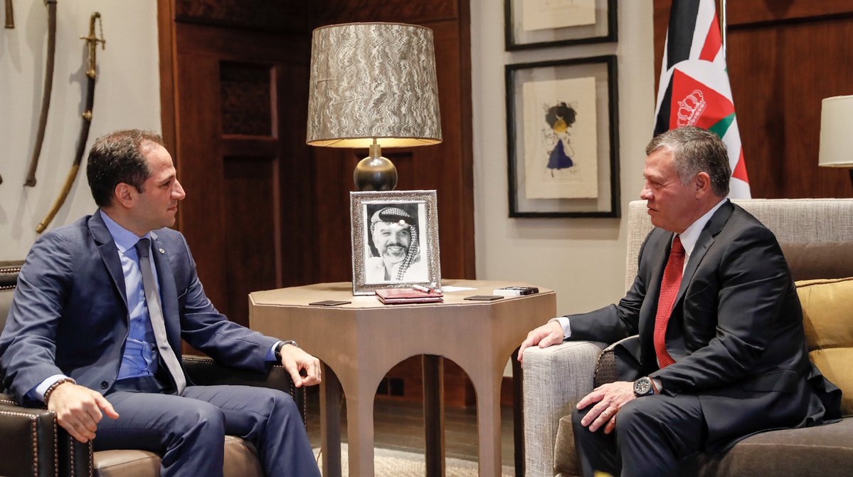 الملك لدى لقائه النائب اللبناني سامي