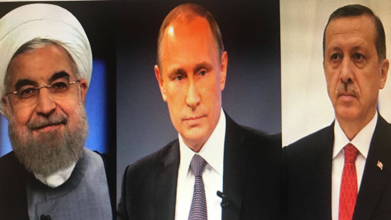 قمة روسية إيرانية تركية لإيجاد تسوية