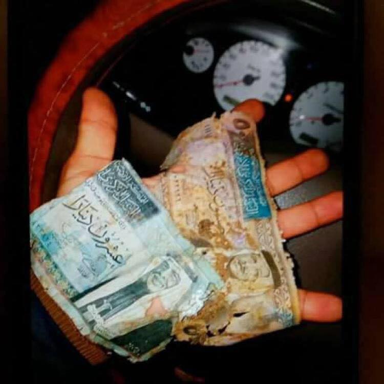 الأمن: العثور على مبالغ مالية تطفو