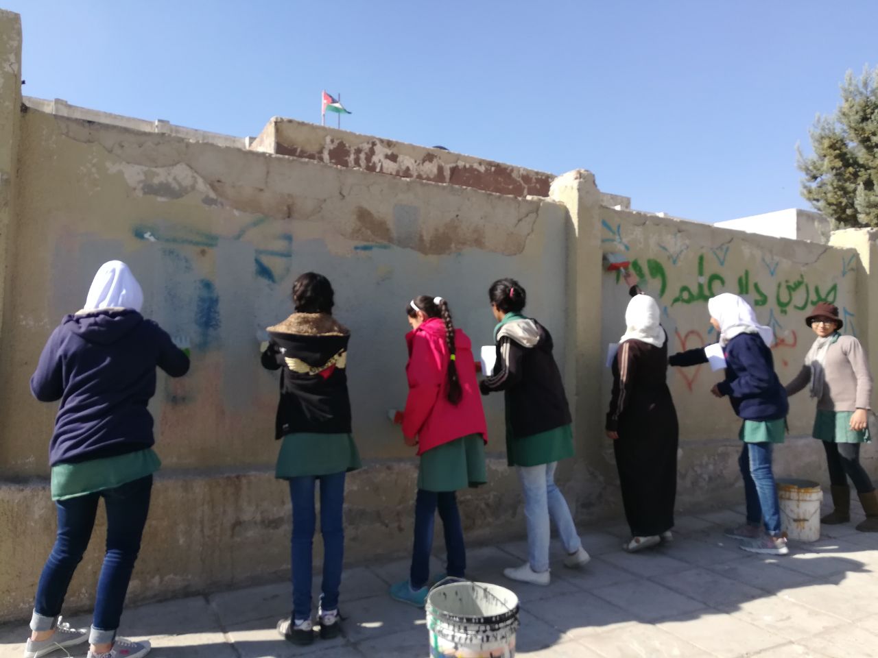 مبادرة بيئية في مدرسة اسكان المالية