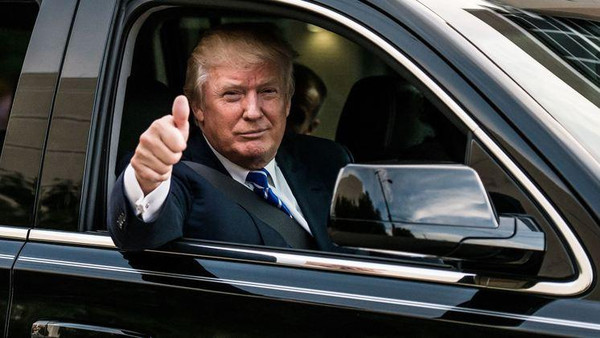 سيارة ترمب مدرعة فيها كمية من