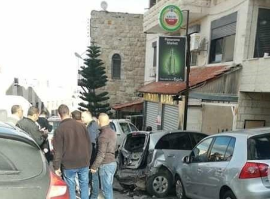 شاحنة إسرائيلية تدهس فلسطينيين في بيت