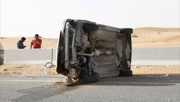 وفاتان و3 إصابات بحادث مروع في