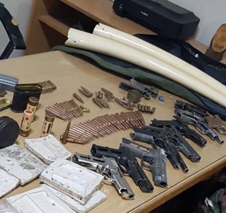ضبط كميات كبيرة من الاسلحة في