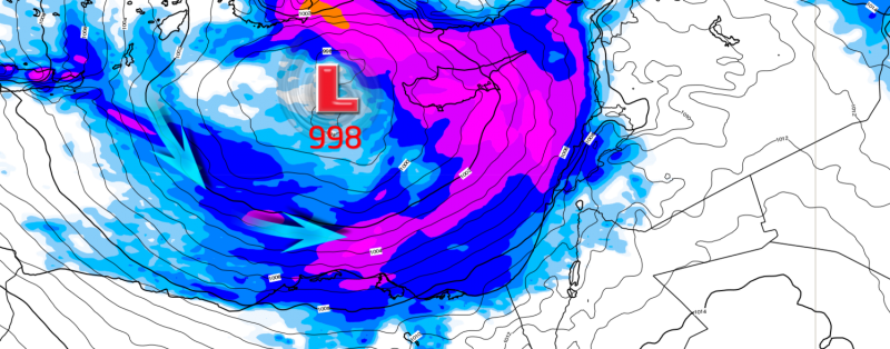 بالخرائط .. أبرز مميزات المنخفض الجوي