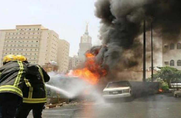 مصرع 5 جراء حريق في مكة