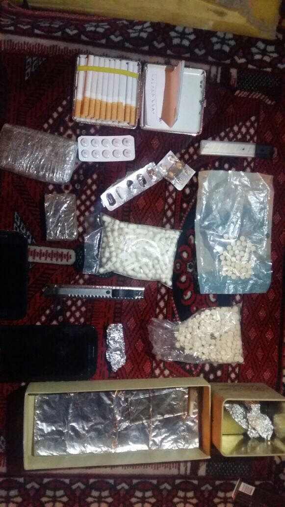 القبض على شخصين وبحوزتهما 1634 1632