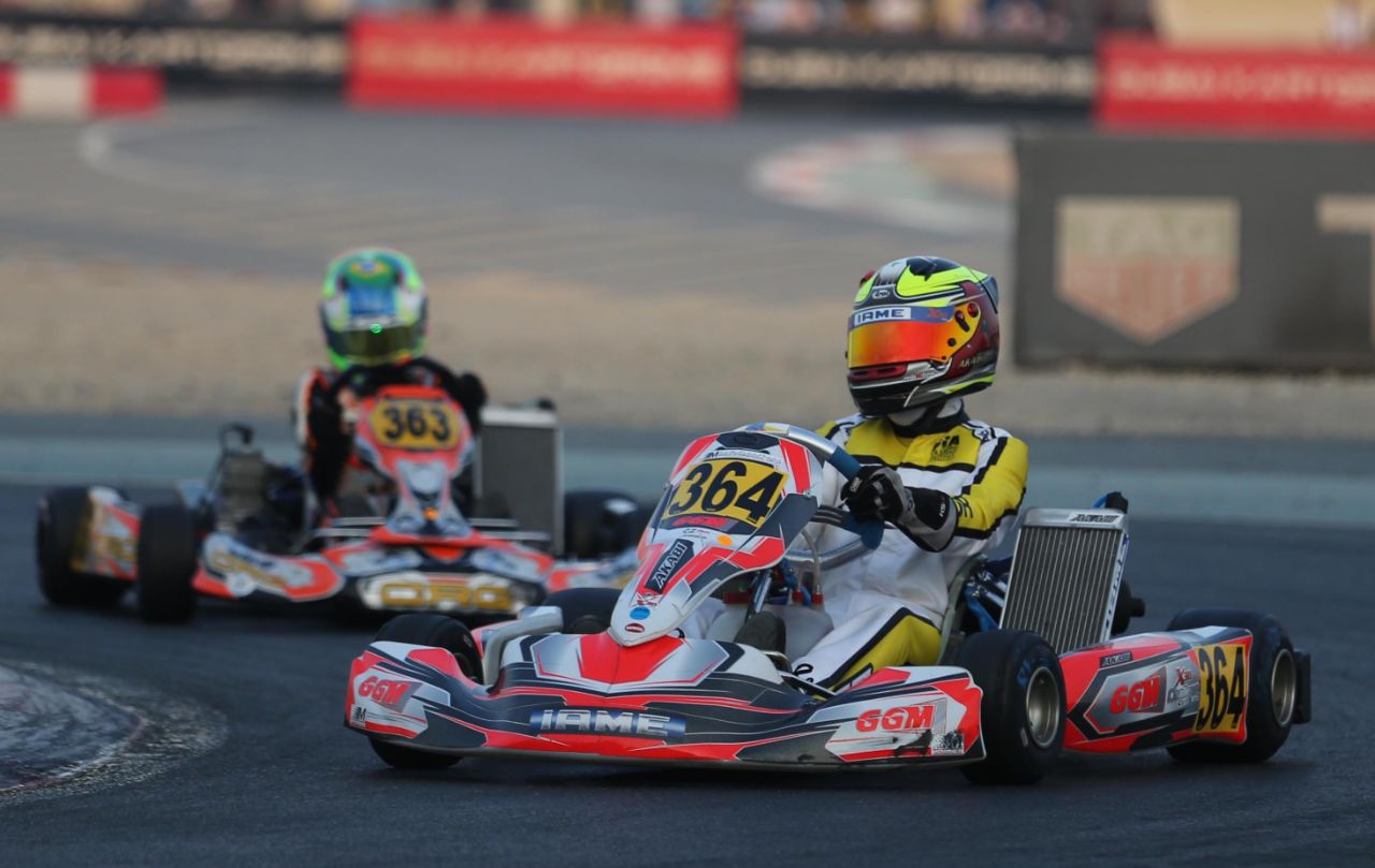 علي عقابي يبدأ موسم 2018 للكارتنج