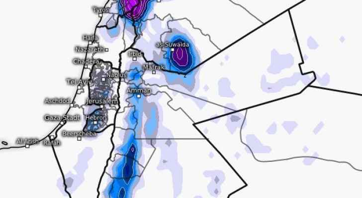 نماذج الطقس العالمية تتحدث عن فرصة