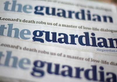 صحيفة الغارديان البريطانية تصدر أول نسخة