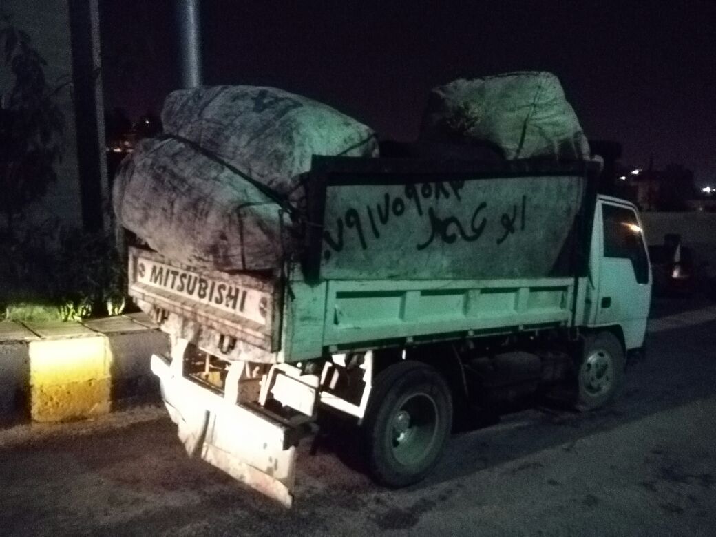 البيئة تضبط قوالب الالمنيوم وبطاريات تالفة