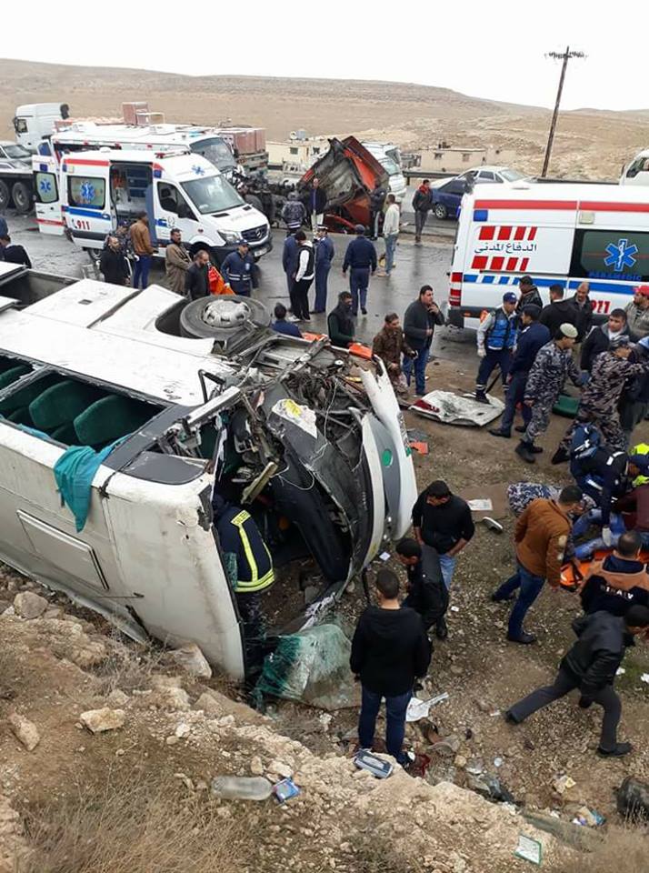 حصيلة نهائية.. وفاة و(37) اصابة بالحادث