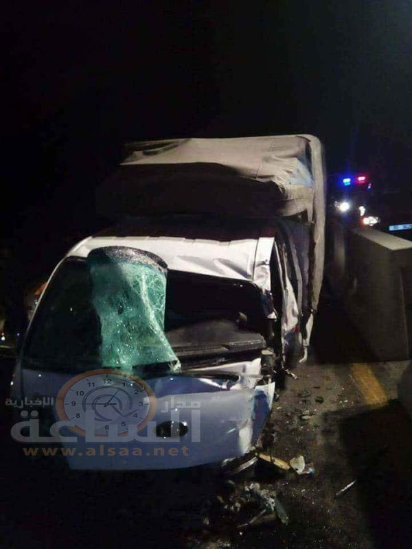 إصابتان بتدهور تريلا وديانا على تحويلة