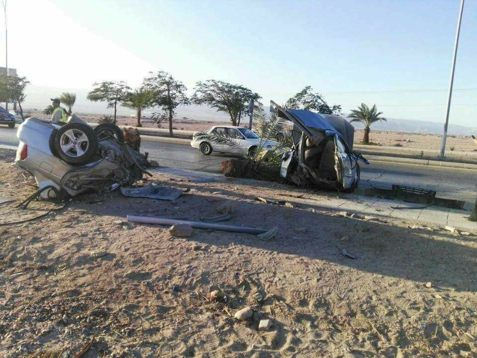 وفاة بحادث تدهور على طريق العقبة