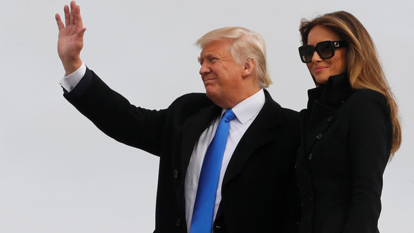 ترامب يصل واشنطن عشية تنصيبه رئيسا