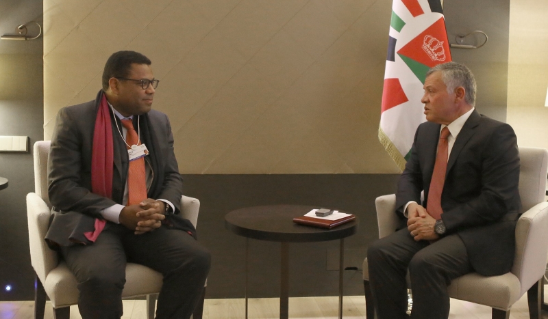 الملك يلتقي الرئيس التنفيذي لصندوق ميريديام