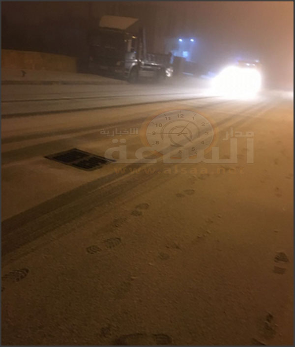 تساقط الثلوج في الجنوب (فيديو وصور)