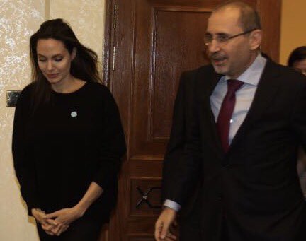 ماذا قال الصفدي لـ أنجلينا جولي