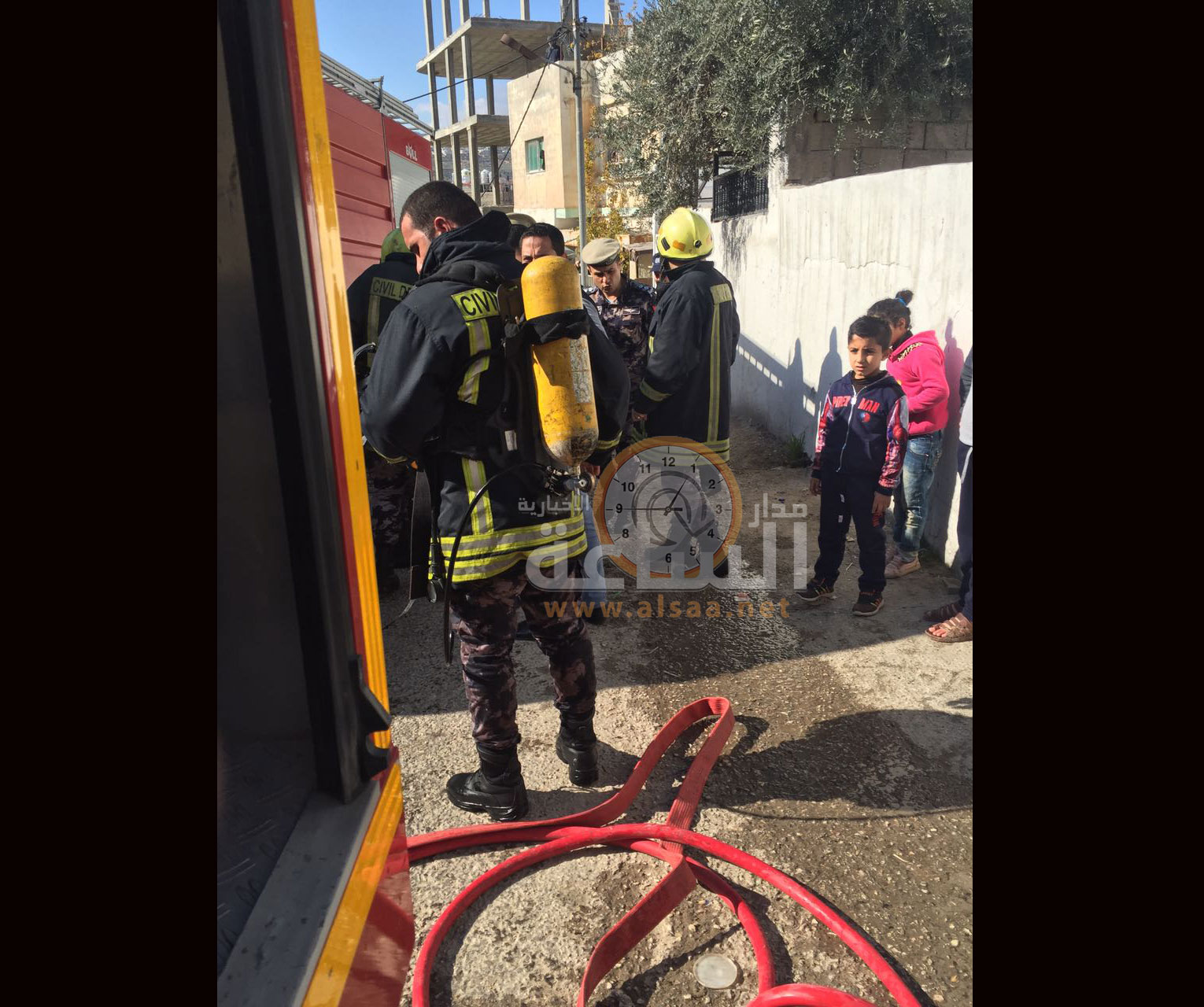 وفاة أب وابنتيه اثر انفجار اسطوانة