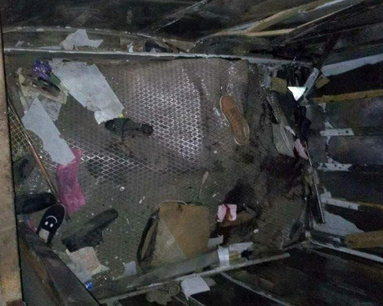 مصرع 7 مصريين سقط بهم مصعد