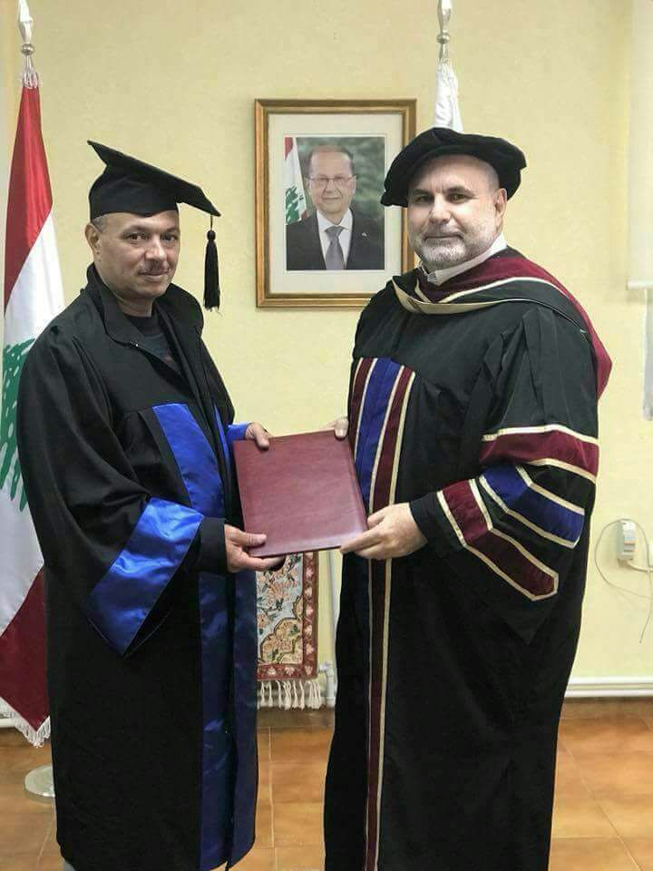 مناقشة اطروحة دكتوراه للطالب عليمات في