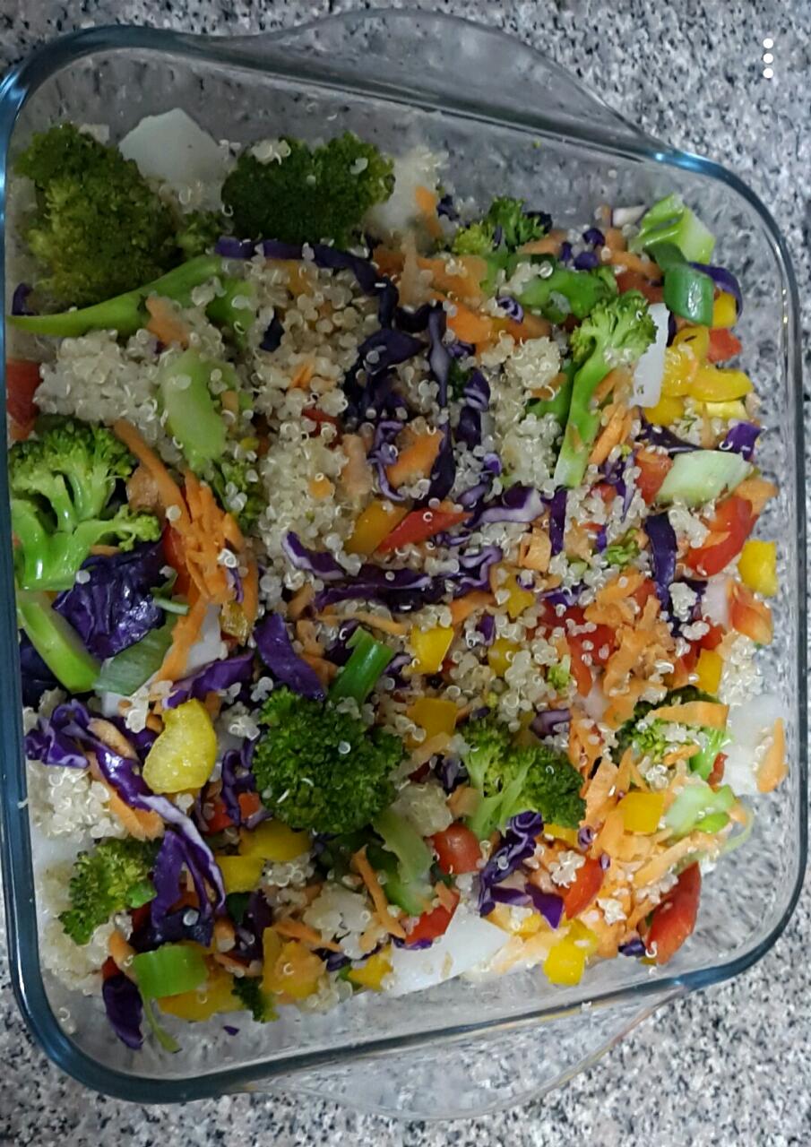 سلطة الكينوا ذات القيمة الغذائية