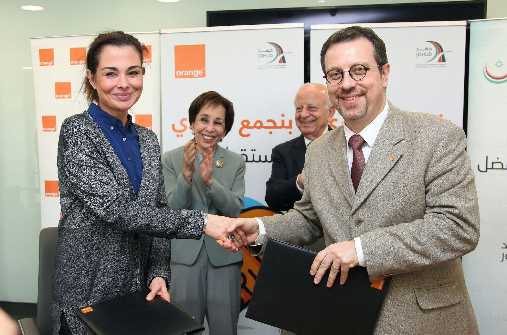 البر والاحسان واورانج الاردن يجددان التعاون