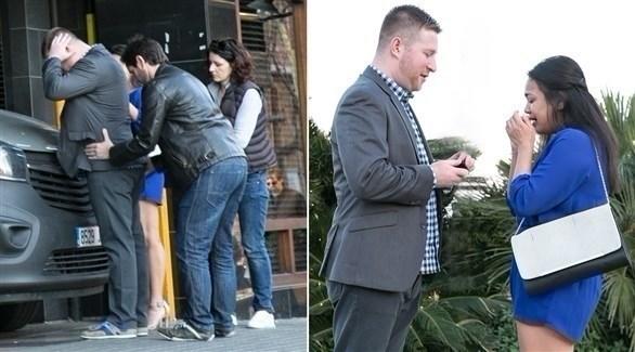 اعتقال ينتهي بعرض زواج رومانسي