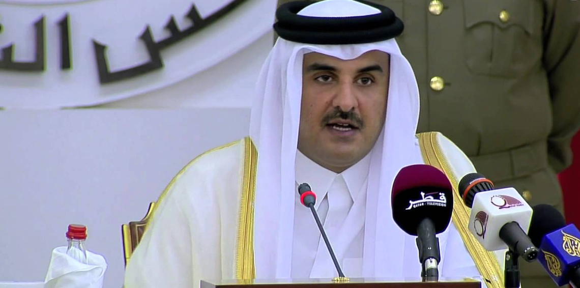 أمير قطر: الحصار افتعله مغامرون تسببوا