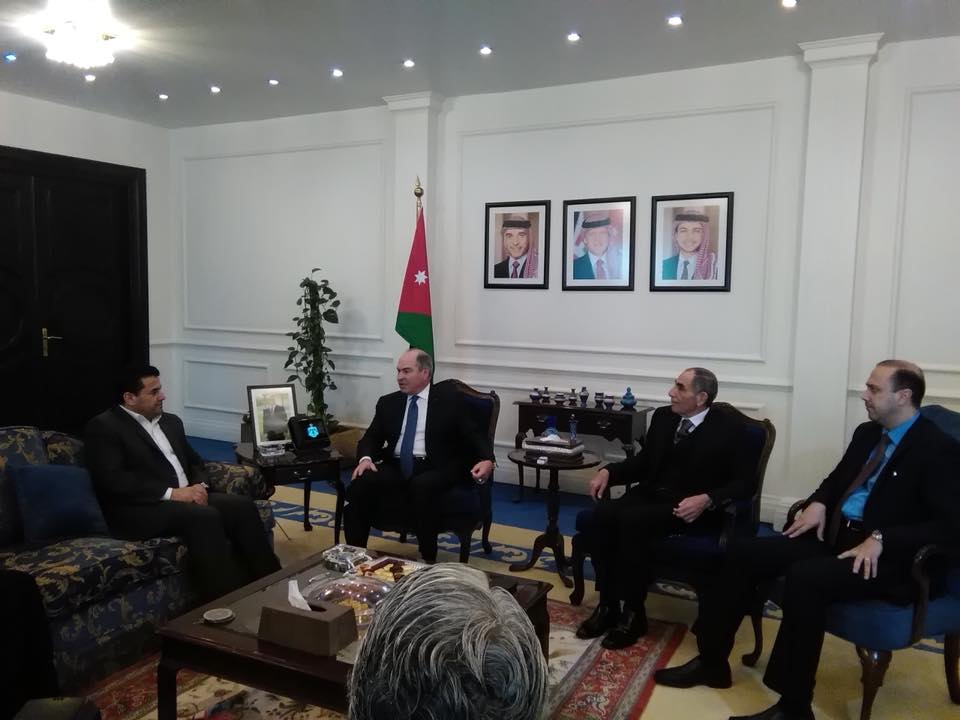 الملقي يستقبل وزير الداخلية العراقي