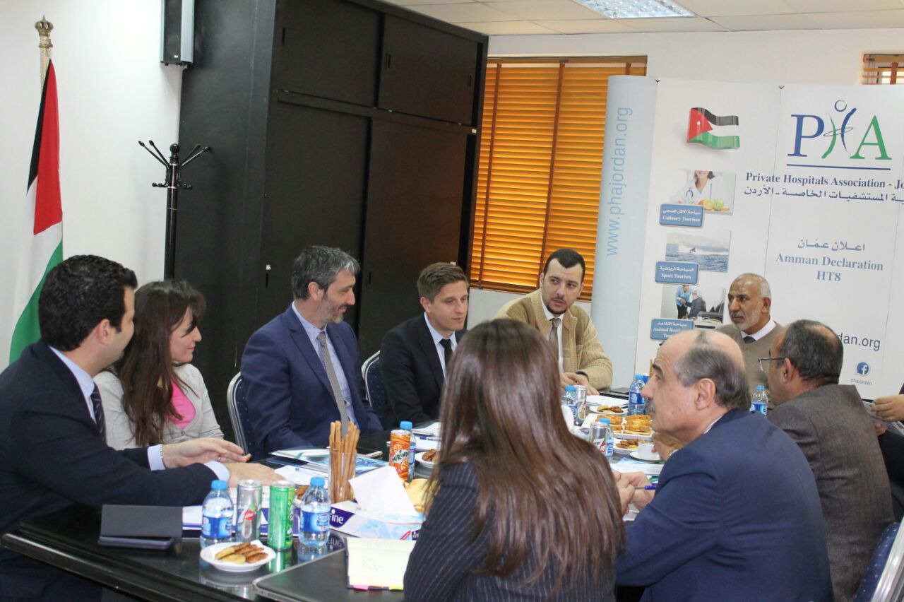 جمعية المستشفيات الخاصة تستقبل وفدا اقتصاديا