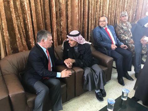 الملك يعزي بوفاة المقدم الركيبات