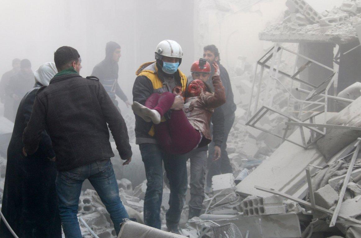 الإبادة مستمرة.. روسيا تقصف الغوطة وقوات