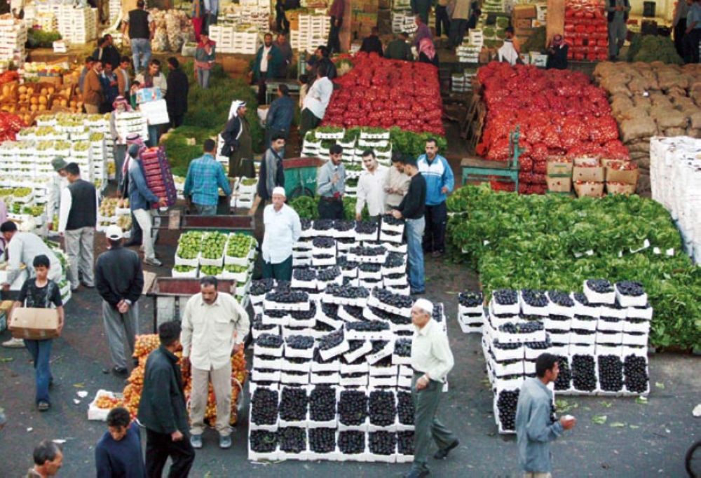 550 طنا واردات سوق العارضة للخضار