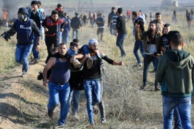 غزة : الاحتلال الاسرائيلي يطلق الرصاص