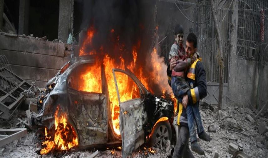 الغوطة الشرقية ، تعيش أهوال يوم