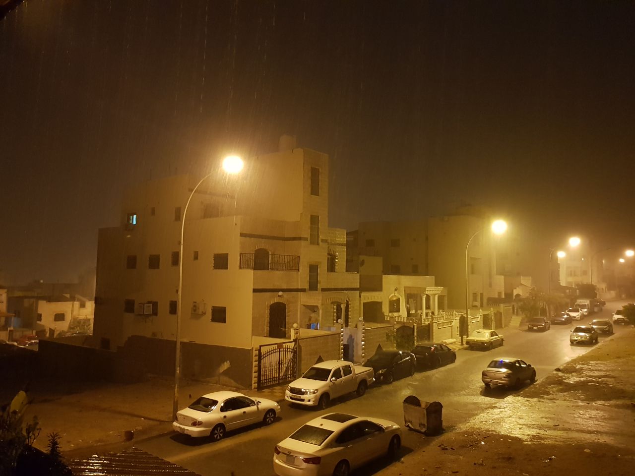 بالفيديو والصور.. جنوب الأردن يشهد ليلة