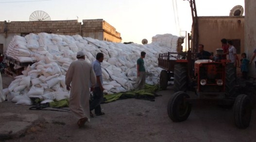 الاردن المعبر الوحيد لدخول المساعدات الانسانية