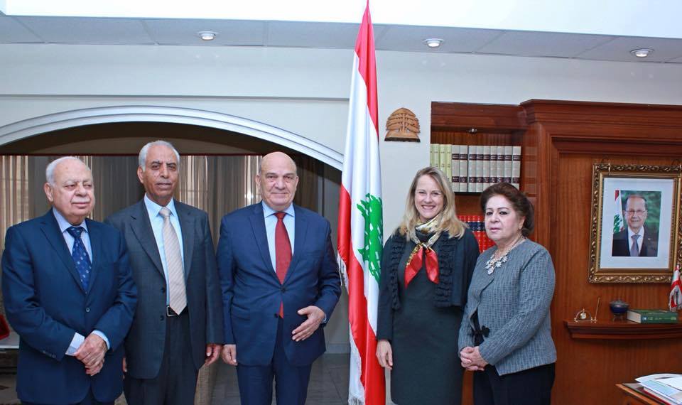 السفيرة اللبنانية تستقبل لجنة الإخوة الأردنية