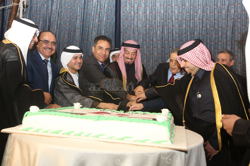 الدبلوماسيون القطريون بالأردن يشاركون الكويتيين احتفالهم