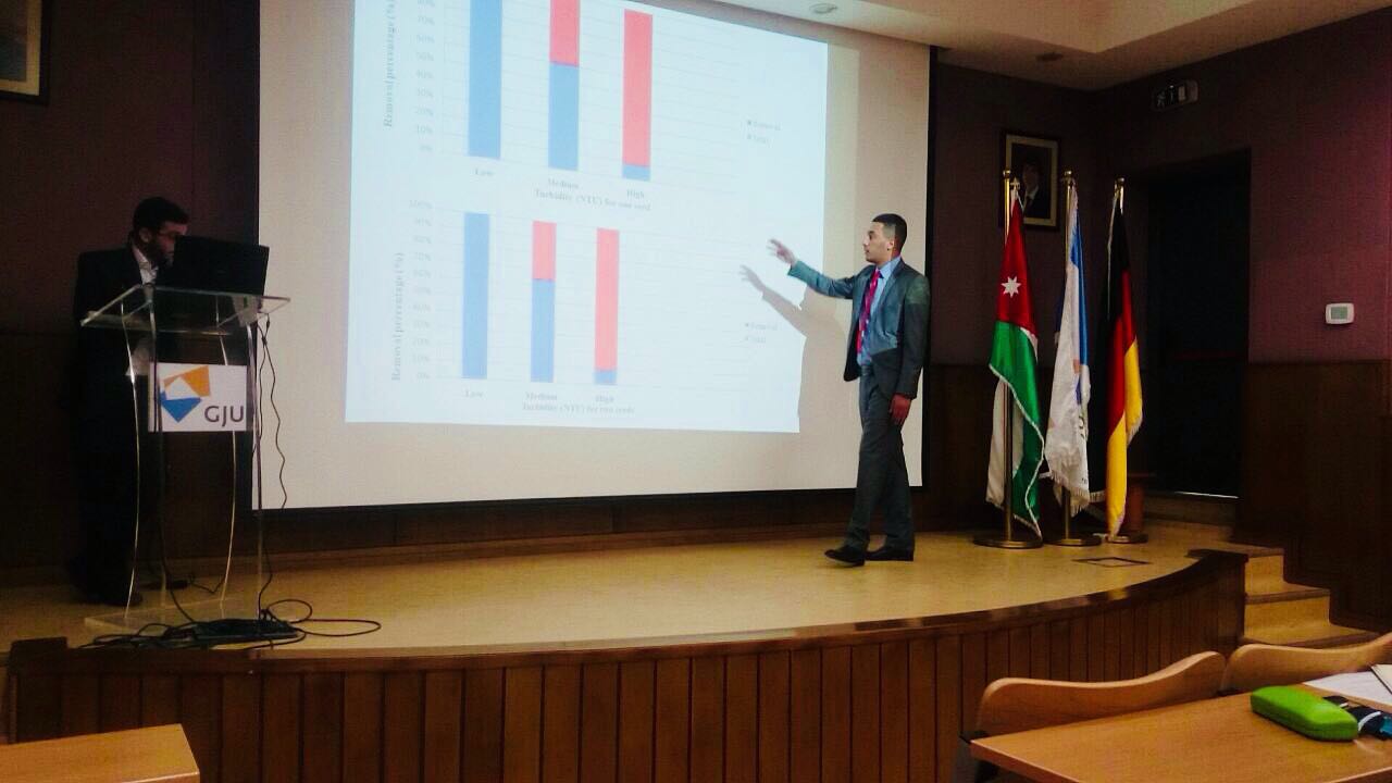 م. يزيد الهروط ينهي مشروع تخرجه