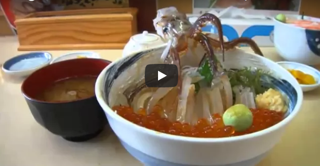 شاهد.. طعام يتحرك قبل أكله