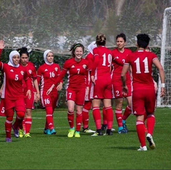 النشميات يحققن الفوز على لاتفيا في