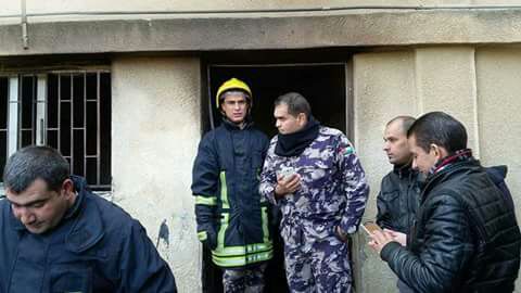 حريق في مدرسة للبنات بجرش (صور)