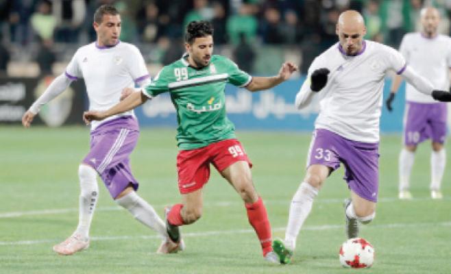 تعادل الوحدات والأهلي بدوري المحترفين