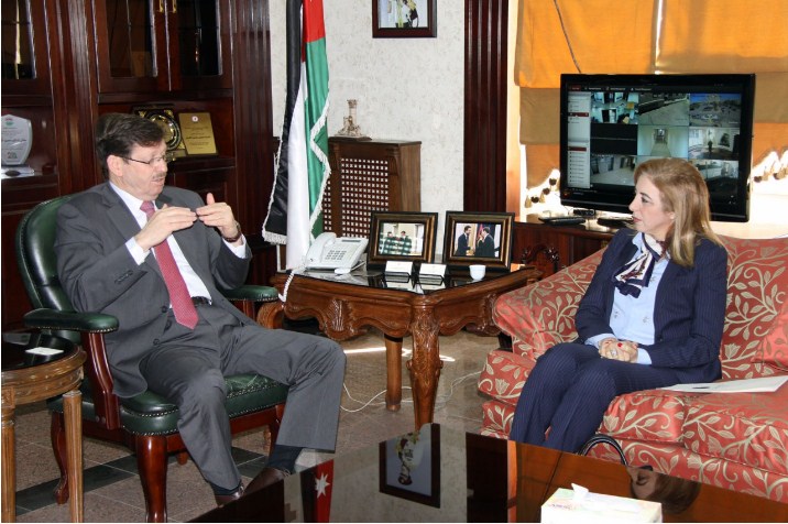 الشياب يلتقي كاتبة الدولة للصحة التونسية